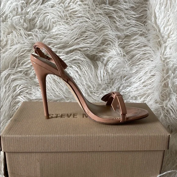Steve Madden Bradshaw Sandals Dark Blush Patent, Size 9 - Picture 10 of 10